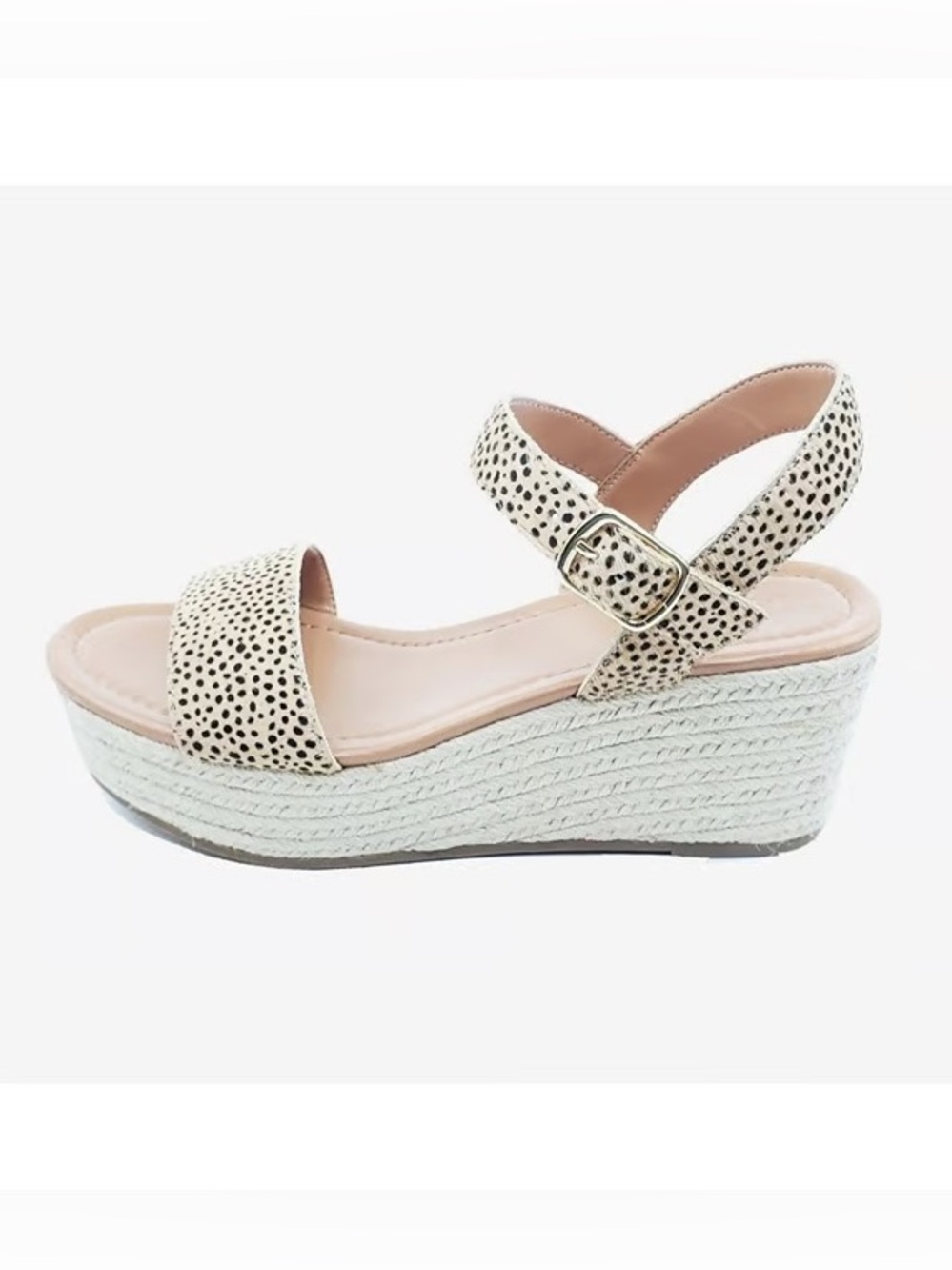 NWOT J. Crew  Calf Hair Espadrille Sandals sz 7.5